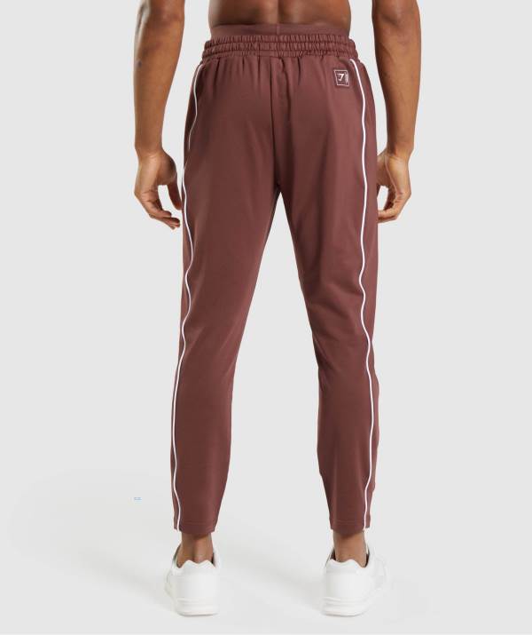 Panske Joggers Gymshark Recess Ruzove Biele Hnede | WB8547061